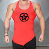 Gym Bodybuilding Muscle Shirts Sleeveless Cotton Breathable Tank Tops Fitness Irregular Hem