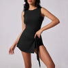 VITALINOVO Active Tennis Dress with Built-In Shorts