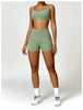 2 PCS Yoga Set Gym Clothes Sportswear Workout Tracksuits Sports Bra Gym Leggings Wear Athletic