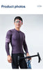 INBIKE Cycling Jersey Long Sleeve Men's Top Breathable Jersey Three Pockets