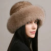 Women’s Faux Fur Knit Beanie by FitiqueFit