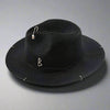 Unisex Metal Letter Straw Panama Hat by FitiqueFit