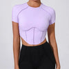 NudeFit Quick-Dry Yoga Top - Seamless Activewear
