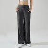 Women's Elastic Baggy High waist Yoga Pants Summer Sports Lifting Flared pants Loose Dance Leggings Solid sweatpants