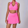 Seamless Tennis Skirt Set – Quick-Dry Workout Outfit by FitiqueFit