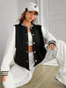 Women’s Oversize Solid Color Baseball Jacket by FitiqueFit