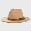Unisex Wool Fedora – Flat-Brim Felt Hat for Fall & Winter by FitiqueFit
