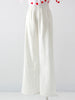 White Sweatpants For Women High Waist Jogger Wide Leg