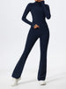 Women's Half Zipper Long Sleeve 2-Pc Activewear