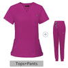 Multicolor Medical Surgery Scrub Set
