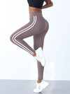 Women Striped Slim Leggings