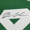 Framed Autographed/Signed Brian Scalabrine 35x39 Boston Green Basketball Jersey JSA COA by Hall of Fame Sports Memorabilia