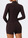 Women's Half Zipper Long Sleeve 2-Pc Activewear