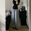 Harajuku Wide Leg Sweatpants for Women Elastic Waist Casual Oversize Sportswear
