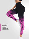 Tie Dye Yoga Pants Sport Leggings Women Seamless High Waist Push Up Tights Fitness Workout Leggins Gym Clothing