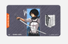 ATTACK ON TITAN: BATTLE FOR HUMANITY PLAYMAT: MIKASA ACKERMAN by THE MIGHTY HOBBY SHOP
