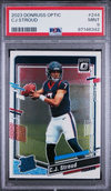 Graded 2023 Panini Donruss Optic CJ Stroud #244 Rookie RC Football Card PSA 9 Mint