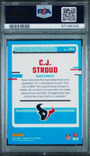 Graded 2023 Panini Donruss Optic CJ Stroud #244 Rookie RC Football Card PSA 9 Mint