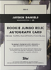 2024 Topps Inception Jayden Daniels #RJRAJD Jumbo Relic Auto /99 Rookie RC Football Card