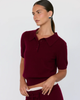 Tove Short Sleeve Cashmere Polo by Artless Forever