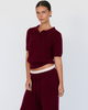 Tove Short Sleeve Cashmere Polo by Artless Forever