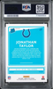 Graded 2020 Panini Donruss Optic Jonathan Taylor #167 Blue Scope Rookie RC Football Card PSA 10 Gem Mint by Hall of Fame Sports Memorabilia