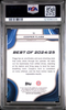 Graded 2024 Topps Bowman U Best Cooper Flagg #16 Rookie RC Basketball Card PSA 10 Gem Mint by Hall of Fame Sports Memorabilia