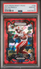 Graded 2024 Panini Prizm Draft Picks Dylan Raiola #194 Red Ice Rookie RC Football Card PSA 10 Gem Mint by Hall of Fame Sports Memorabilia