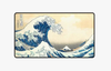 Ultra Pro: Fine Art Black-Stitched Playmat - The Great Wave Off Kanagawa - Ultra Pro Playmats by THE MIGHTY HOBBY SHOP
