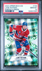 Graded 2024 Upper Deck Ice Lane Hutson #133 Emerald Green Rookie RC Hockey Card PSA 10 Gem Mint by Hall of Fame Sports Memorabilia