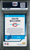 Graded 2024 Panini Donruss Optic Caleb Williams #201 Purple Shock Rookie RC Football Card PSA 10 Gem Mint by Hall of Fame Sports Memorabilia
