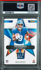 Graded 2024 Panini Illusions Malik Nabers #5 Shining Stars Rookie RC Football Card PSA 10 Gem Mint by Hall of Fame Sports Memorabilia