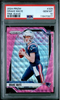 Graded 2024 Panini Prizm Drake Maye #329 Pink Wave Rookie RC Football Card PSA 10 Gem Mint by Hall of Fame Sports Memorabilia