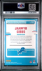 Graded 2023 Panini Donruss Jahmyr Gibbs #331 Press Proof Blue Rookie RC Football Card PSA 10 Gem Mint by Hall of Fame Sports Memorabilia