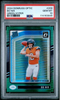 Graded 2024 Panini Donruss Optic Bo Nix #209 Green Hyper Rookie RC Football Card PSA 10 Gem Mint by Hall of Fame Sports Memorabilia