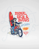 RADICAL CYCLE AND BOARDS TEE - CYPRESS by LITTLE RAD THINGS