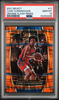 Graded 2021 Panini Select Cade Cunningham #11 Orange Flash Prizm Rookie RC Basketball Card PSA 10 Gem Mint