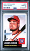 Graded 2025 Topps Living James Wood #819 Rookie RC Baseball Card PSA 10 Gem Mint by Hall of Fame Sports Memorabilia