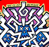RIP Bernie Limited Edition, HAND-PAINTED Deck 10"x30.25" (PRE-ORDER, MARCH 2027) by Brand-X Skateboards