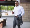 Buki Cinqo 'Single Shot' Long Sleeve Shirt - White by Buki