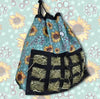 Sunflower Squash Blossom Trailer Hay Bag by Neon Spur