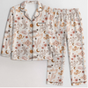 Yeehaw Howdy 2 Piece Satin Pajama Pant Set by Neon Spur
