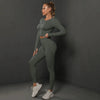 Women's Seamless Long Sleeve Yoga Top by FitiqueFit