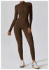 Yoga Jumpsuit Long Sleeved Zipper Rompers