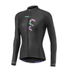 Women Cycling Jersey Long Sleeve Breathable Bicycle Sportswear
