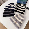 Unisex Stacking Knitted Beanie Cap – Winter Warm Striped Hip-Hop Bonnet Hat by FitiqueFit