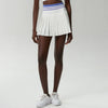 High-Waist Pleated Skort with Pockets for Active Women
