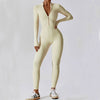 Yoga Jumpsuit Long Sleeved Zipper Rompers
