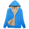 Sherpa-Lined Fleece Zip-Up Hoodie Jacket Women by FitiqueFit