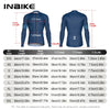 INBIKE Cycling Jersey Long Sleeve Men's Top Breathable Jersey Three Pockets